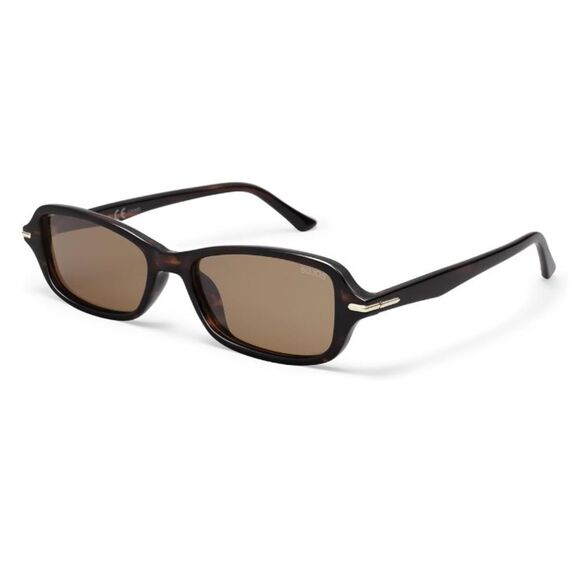 Retro Rectangular Tortoise Sunglasses - Picture 2 of 5